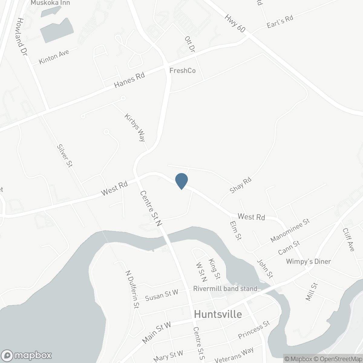 57 WEST ROAD W, Huntsville, Ontario P1H 1L4